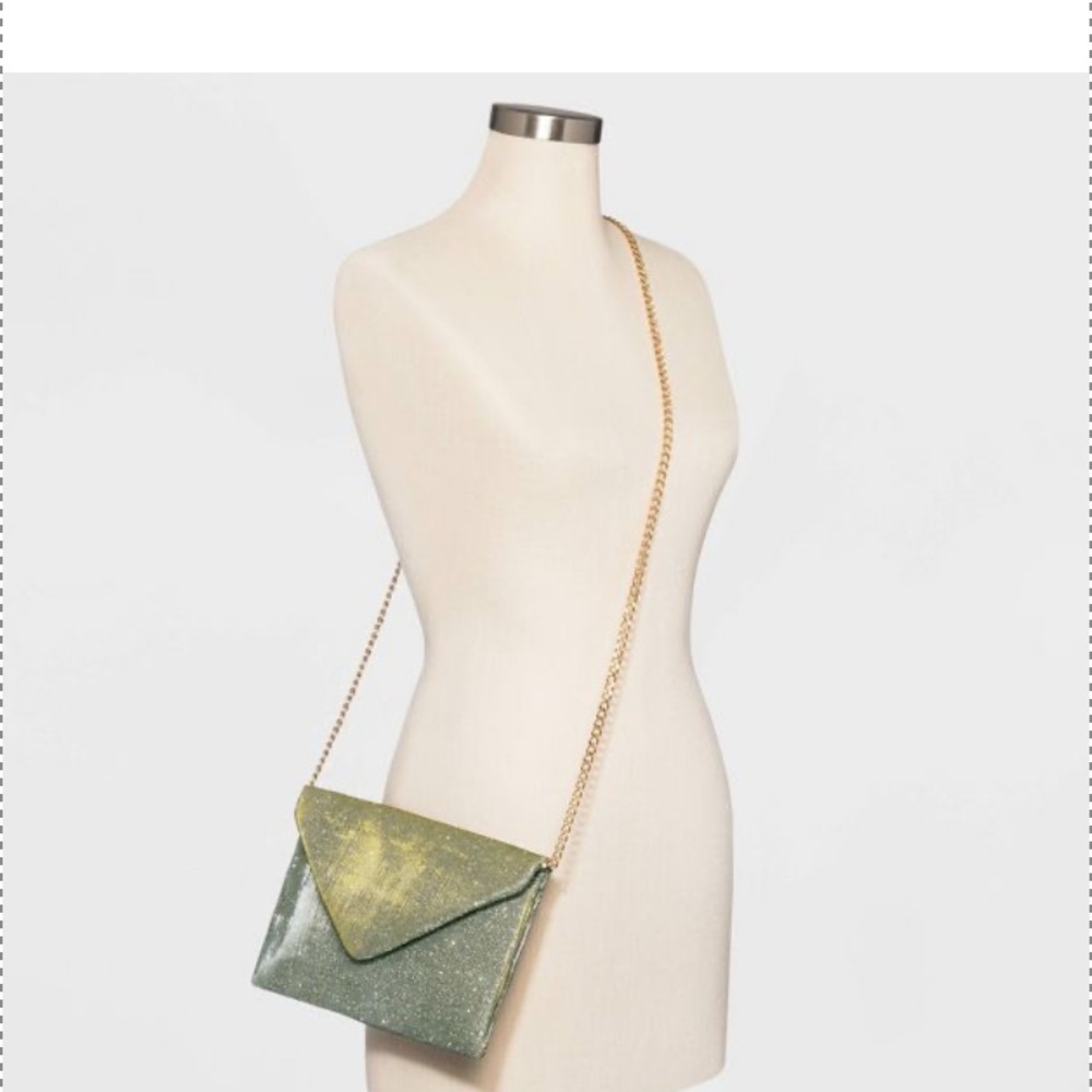 Sparkly Envelope Clutch NWT